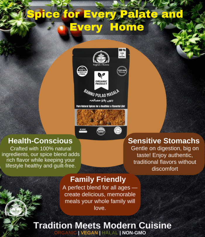 Organic Bannu Pulao Masala Benefits