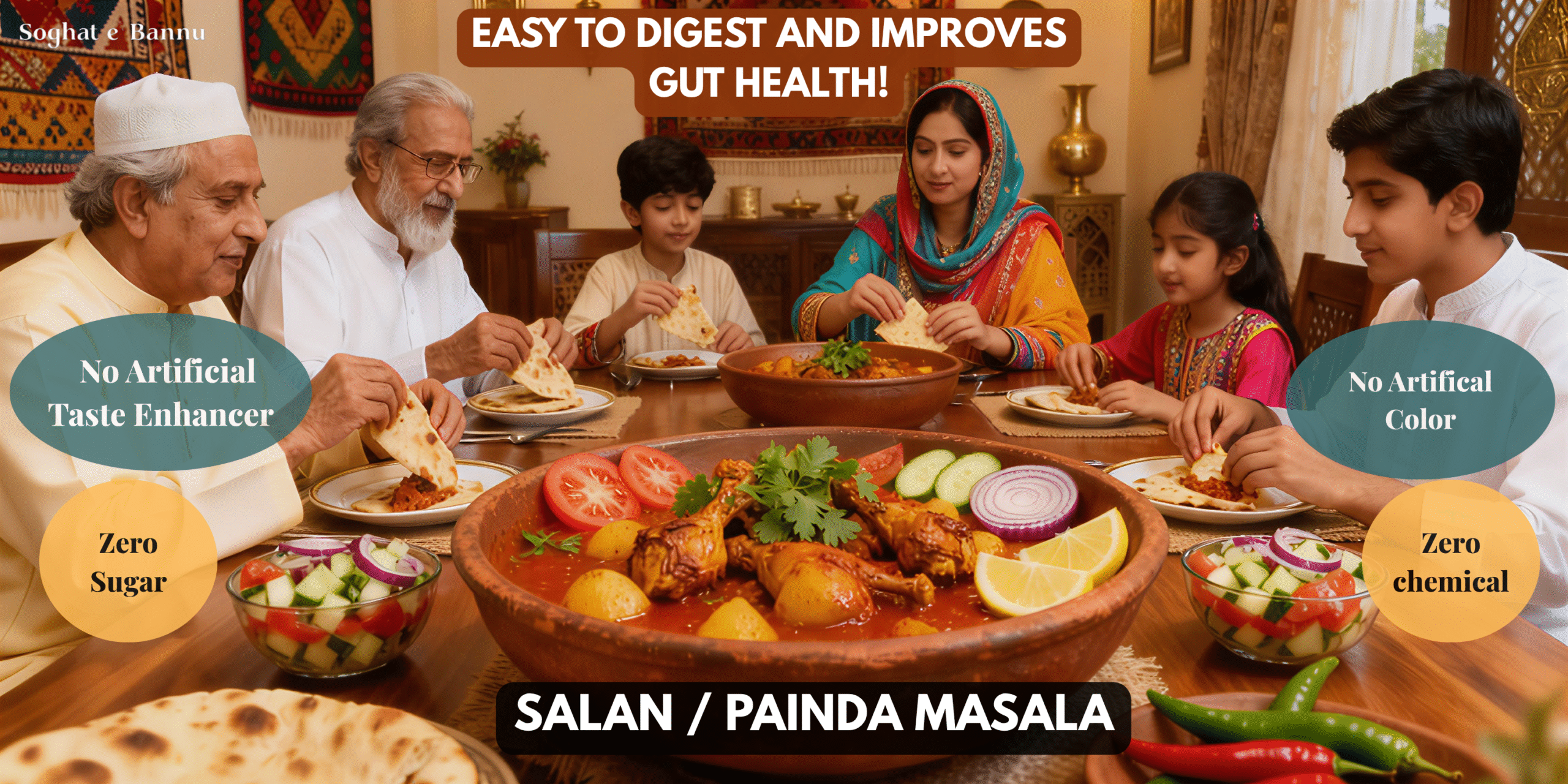 Health benefits of painda and salan masala